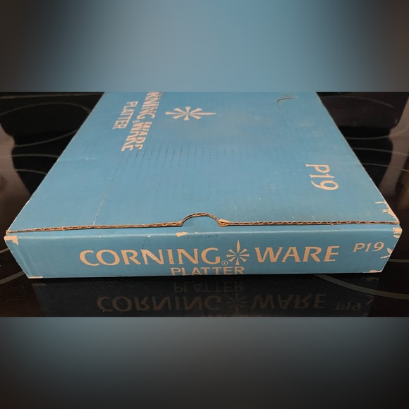 Corning Ware Blue Cornflower Meat Platter 16” P-19 In Box - Picture 9 of 15
